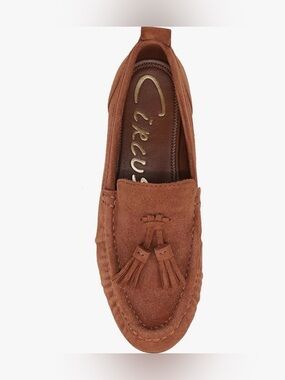 Sam Edelman Women's Suede Tassel Loafers - Brown Size 9 M
